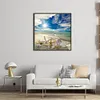 Beach-Paint by Numbers Acrylic Painting 20*20cm
