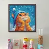 (US Local)Cat-14CT Stamped Cross Stitch Kit(40x40cm)
