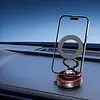 Magnetic Car Navigation Holder Foldable Phone Stand Rotatable Vacuum Bracket
