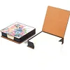 Cat Leather Diamond Art Note Box with 160 Sheets of Paper for Adults Beginners