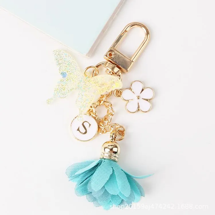 Fashion Flower DIY Keychain