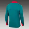 2024/2025 Liverpool Half-Pull Training Suit Green Jersey 1:1 Thai Quality Set