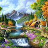 Cottage- Round/Square AB Drills Diamond Painting(45*45cm)