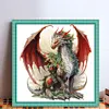 Christmas Pterosaur - 11CT Stamped Cross Stitch - 40*40cm - Dragon Xmas