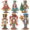 DIY Special Shape Diamond Painting Nutcracker Soldiers Desk Ornament Decor Kits