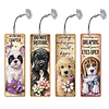 (US Local)4Pcs Diamond Painting Bookmarks Diamond Art Bookmarks for Book Lovers (Dog)