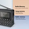 FM AM SW Stereo Radio Speaker 2 Antenna 2.1 Channel Full Band MP3 Player (Red)