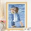Kids - 9CT Partial Beaded Cross Stitch Kit(36x53cm)