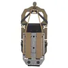 Folding Navigation Board 90 Rotating Mobile Phone Rack Outdoor Gear (Khaki)