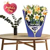 Floral Thank You Card 3D Pop Up Card for All Occasion (Daffodils)