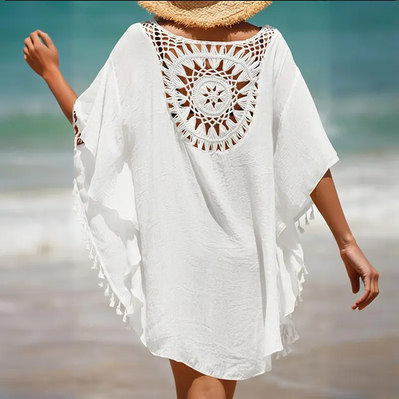 Women's Holiday Casual Beach Hollow Braided Dress