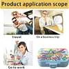 (US Local)5D DIY Diamond Painting Dot Pill Case Diamond Art Pill Storage Box (Dragonfly)