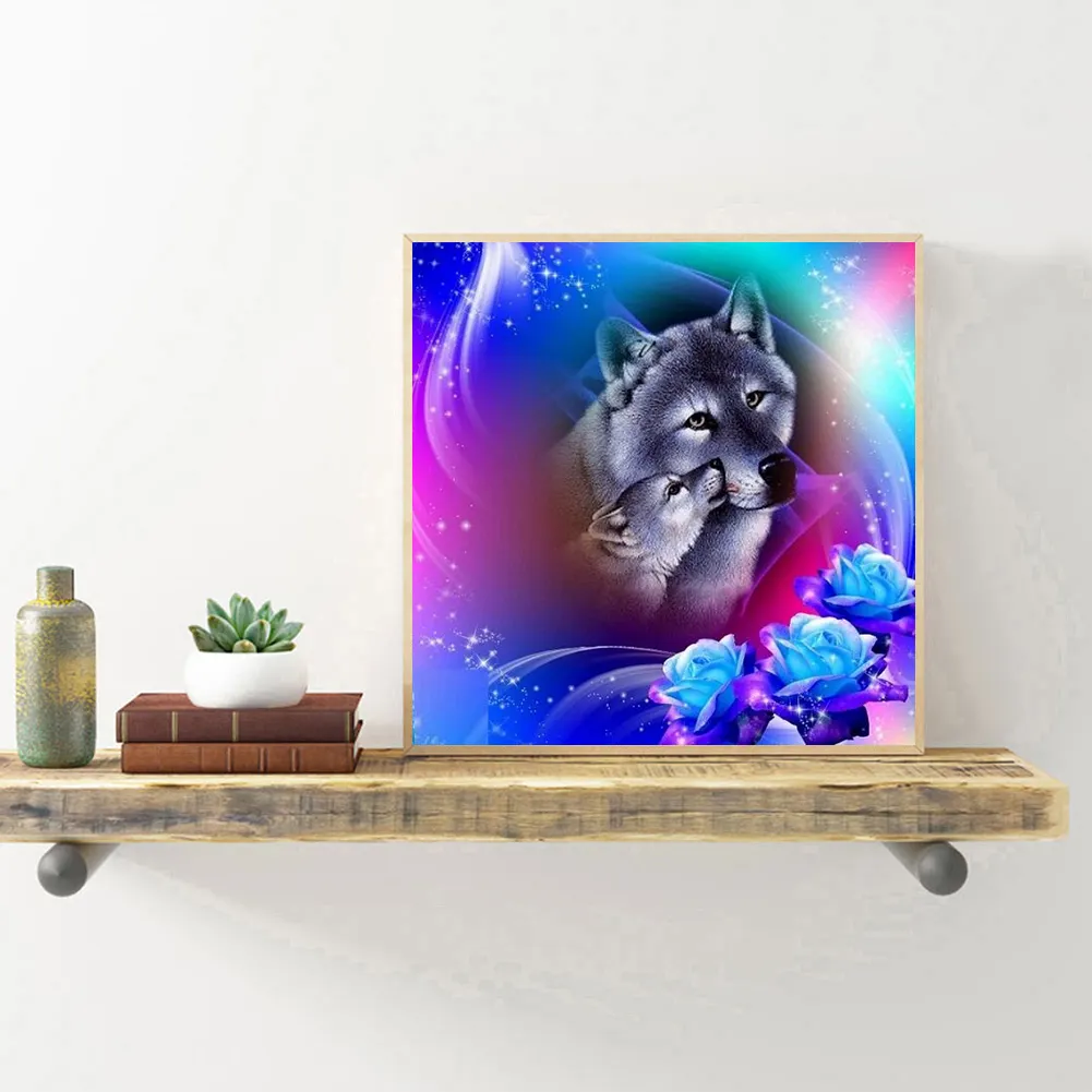 Diamond Painting - Full Round Drill - Wolf(30*30cm)