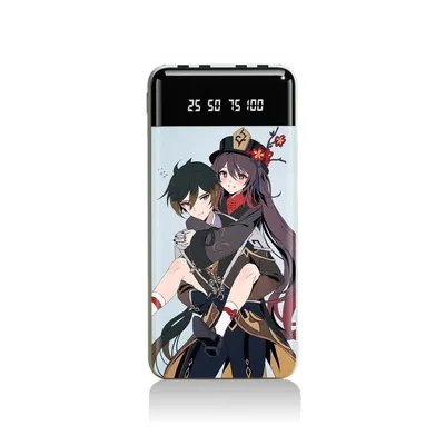 Genshin Toys Powerbank 20000mah 3 in 1 Hu Tao