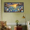 Dreamy Lake Scenery-Partial Special Shaped Diamond Painting 60*30CM(Big Size)