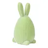 Flocked Easter Decorations Bunny Honeycomb Ornament DIY Table Centerpiece Set Ornaments for Spring Home Holiday