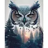 Owl - 11CT Stamped Cross Stitch - 40*50cm