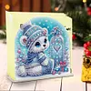 Christmas Acrylic DIY 5D Diamond Art Painting Napkin Holder Set (Polar Bear)