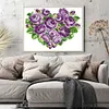 Rose - 9CT Partial Beaded Cross Stitch Kit(39x33cm)