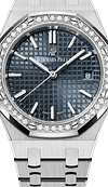 Silver 904L Steel Blue Gray Dial - Automatic - 34mm