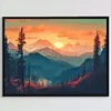 Diamond Painting-DIY Full Round Drill Mountain