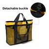 2-in-1 Mesh Beach Bag Large Beach Tote Bag Swimming Pool Travel Bag for Women