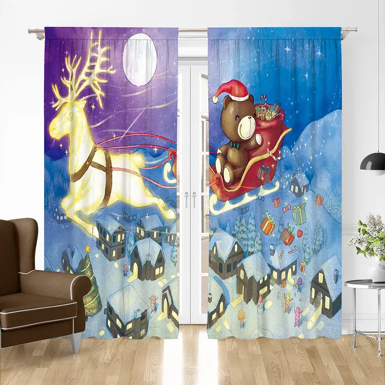 🔥Super Hot - christmas curtains