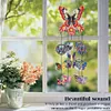 (US Local)DIY Diamond Painting Double Sided 3D Wind Chime Pendant  Hanging Kit