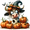 (Multi-Style) Halloween Pumpkin-Paint by Numbers Acrylic Painting 40*40cm