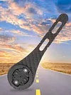 Carbon Fiber Bicycle Computer Holder Bike Stopwatch Speedometer Mount for Garmin
