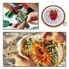 (US Local)Round Embroidery Hoops Circle Cross Stitch Hoop Ring for Quilting Stitching
