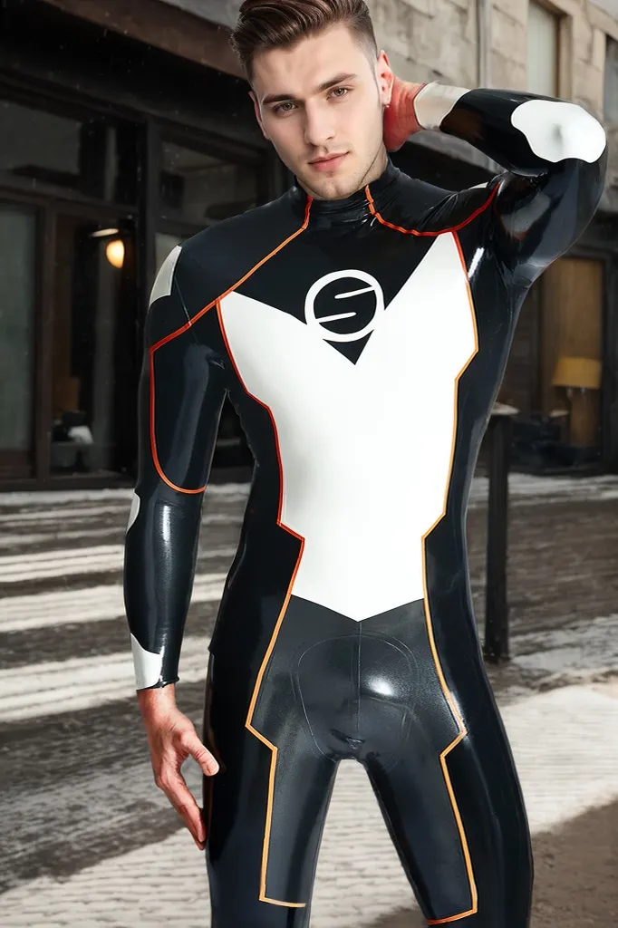 Men Latex Catsuits Saturnistic