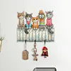 (US Local)Wooden Cat Diamond Art Hanging Hook Rail Diamond Painting Art Craft Wall Hooks