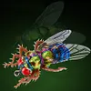 2Pcs Bionic Fly Fishing Bait Fly Fishing Hook Fly Swim Baits Fishing Accessories