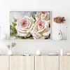 White Rose - 11CT Stamped Cross Stitch - 45*30cm - Flower