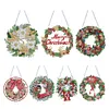 DIY Christmas Wreath Art Acylic Crystal Rhinestone Hanging Craft Kits