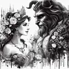 (US Local)Beauty 5D DIY Full Drill Round Big Size Diamond Painting Kit for Home Wall Decor 40x40cm 