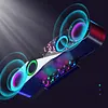 Desktop Colorful Gaming Bluetooth Speaker LED Lights Computer Audio Cool Mechanical Keys
