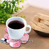 6pcs DIY Anti Slip Flower Coasters Stackable Creative for Tabletop Protection