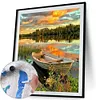 Boat Grove - Paint by Numbers Acrylic Painting 40x50cm
