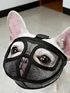 French Bulldog Muzzle Adjustable Soft Short Snout Dog Muzzle for Shih Tzu Pug
