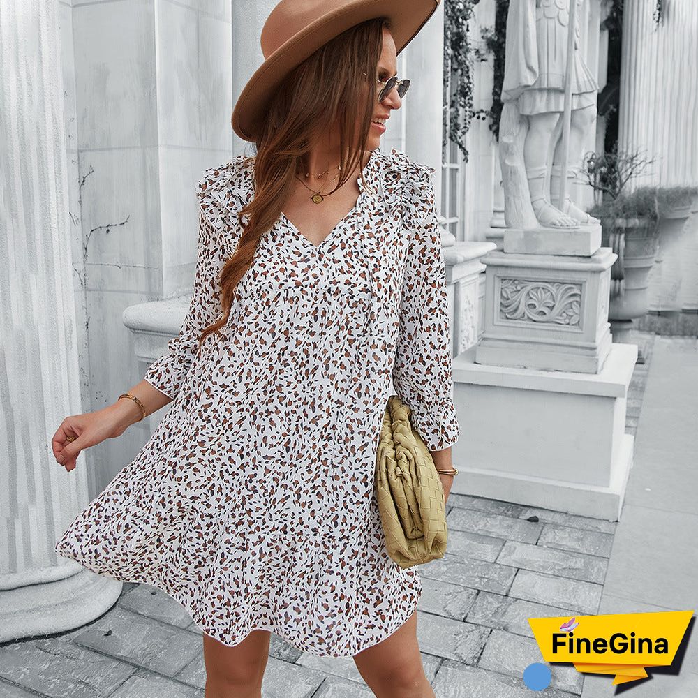 Printed Short Dress