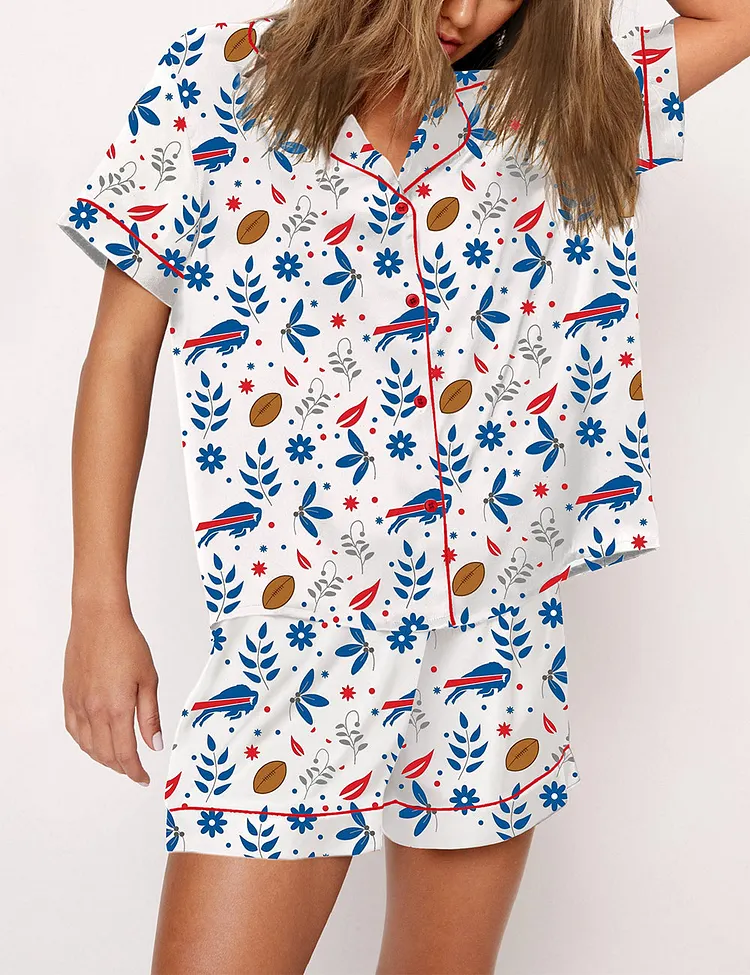 Women's Bills Football Pajama Set