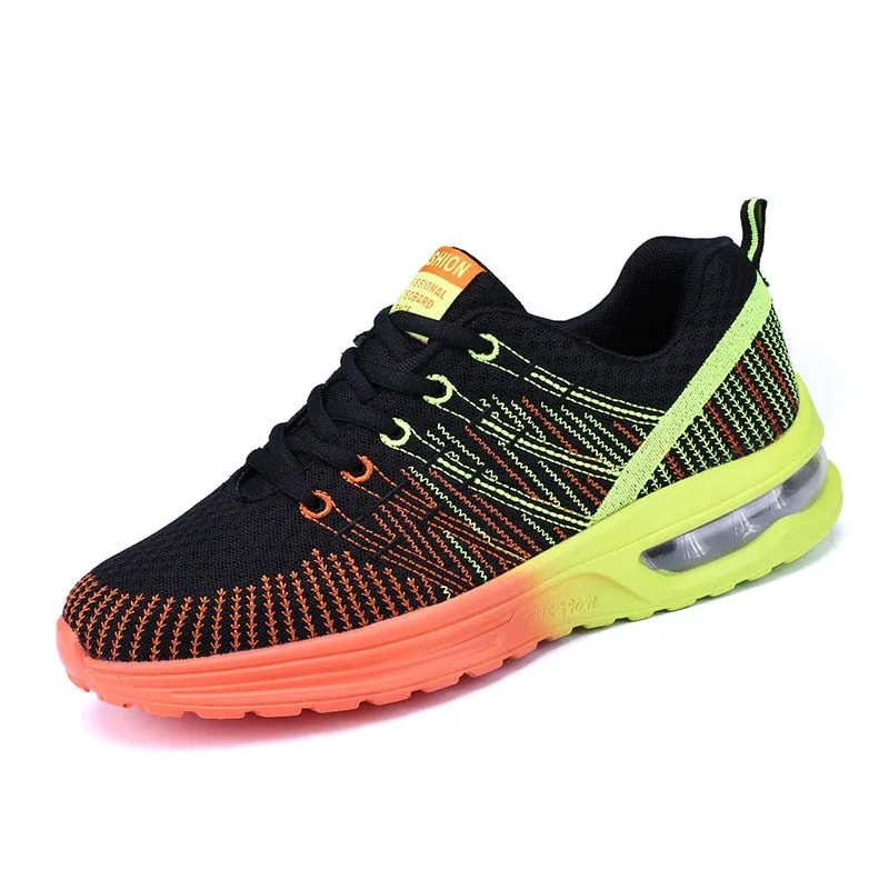 Women's Casual Fashion Ladies Air Cushion Lightweight Training Shoes Mesh Breathable Sneakers Women Sport Shoes Running Trainers