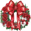 Christmas Wreath-Partial Speical Shaped Diamond Painting 30*30CM