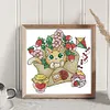 Summer of Stamps -14CT Stamped Cross Stitch Kit(19*19cm)