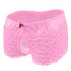 Men's mesh lace bowknot cake underwear