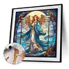 Madonna Fairy Glass Painting-Paint by Numbers Acrylic Painting 50*50CM