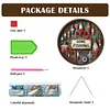 (US Local)DIY Outdoor Fishing Diamond Art Pendant Window Hanging Art for Home