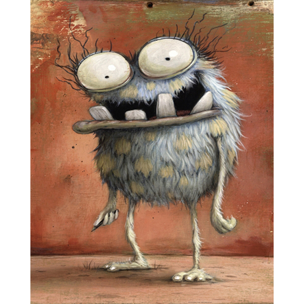 Little Monster-Paint by Numbers-16"x20"/40x50cm